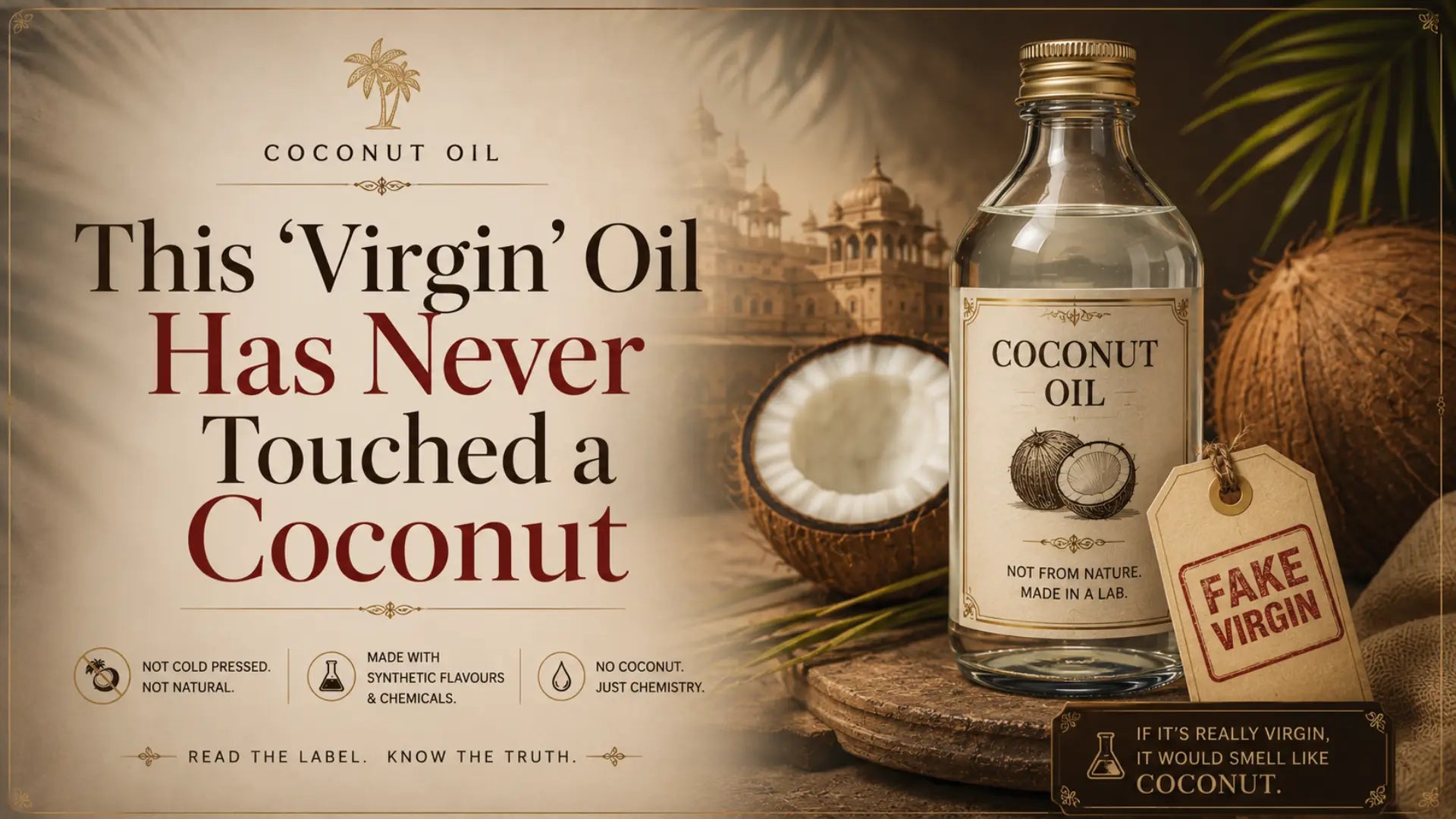 Virgin Coconut Oil Is Being Faked at Scale in India. Here Is How to Spot It.