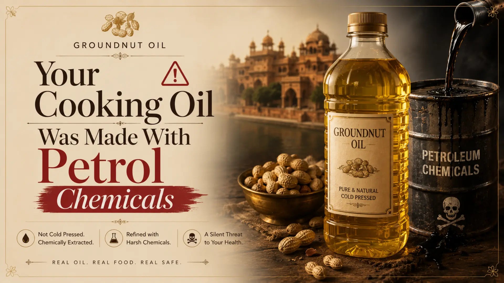 Stop Buying Refined Groundnut Oil. Here Is What It Is Actually Made Of.