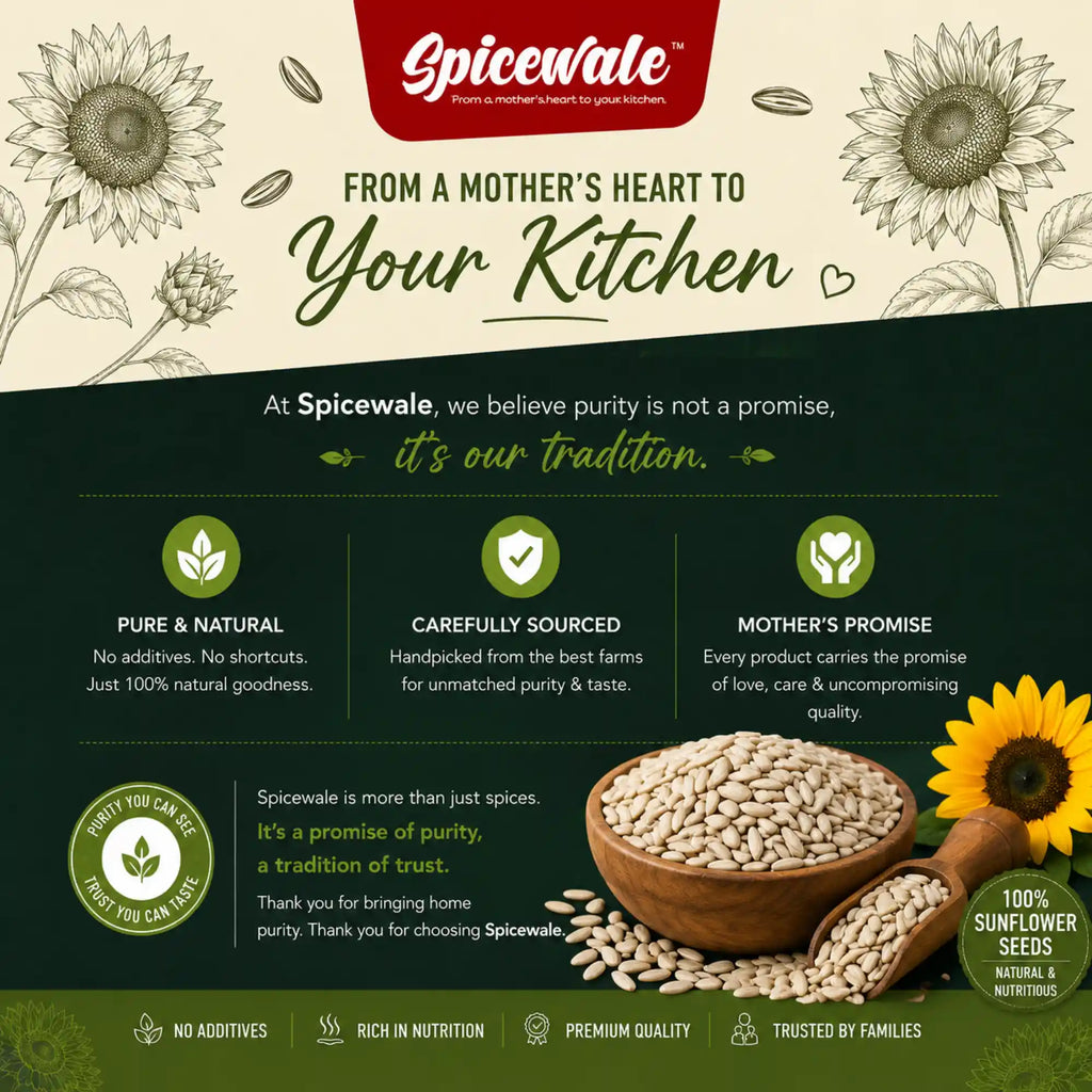Sunflower Seeds, Raw, Vitamin E Rich