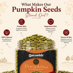 Pumpkin Seeds, Raw, Zinc and Magnesium Rich