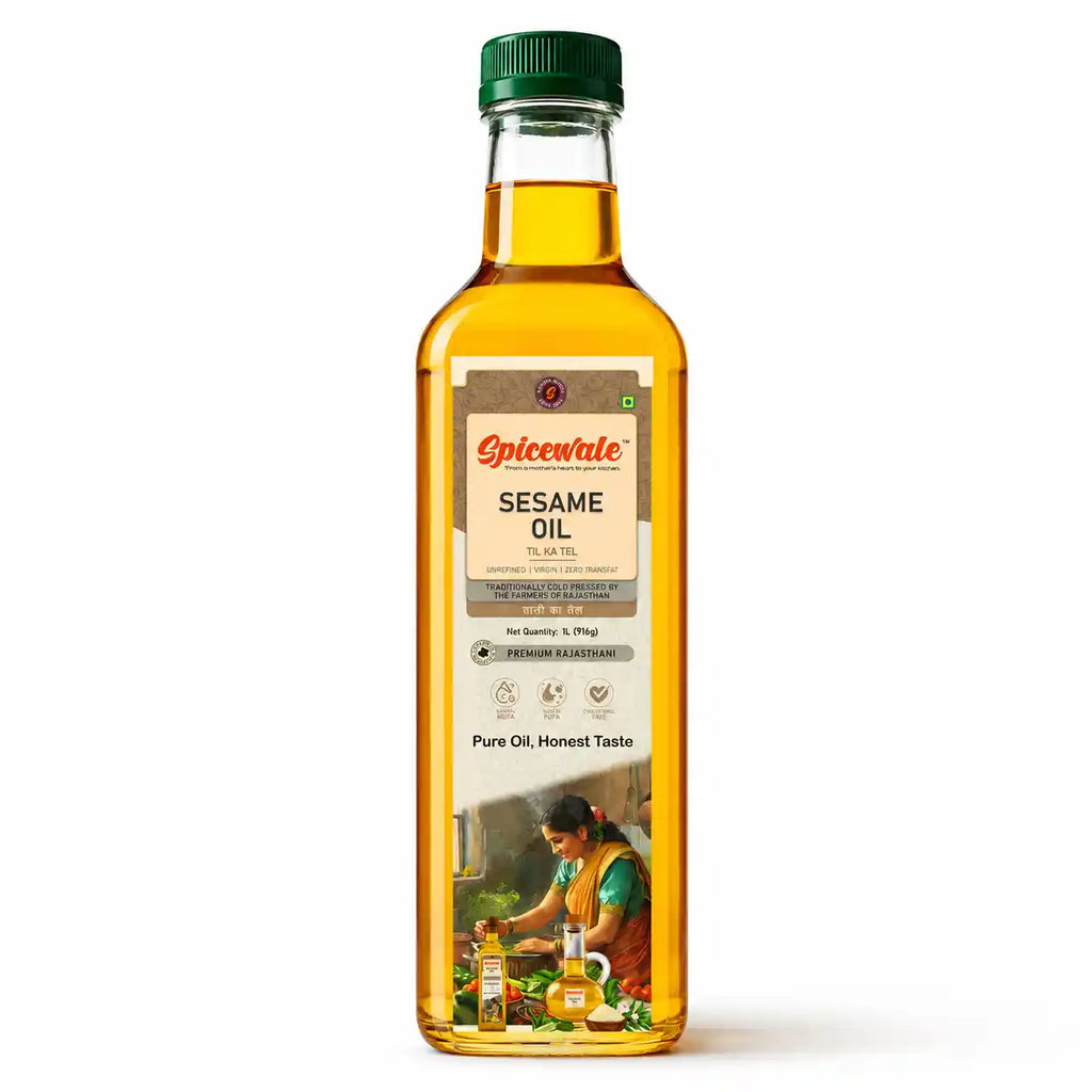 Cold Pressed Sesame Oil, Til Tel, 1 Litre