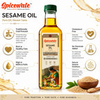 Cold Pressed Sesame Oil, Til Tel, 1 Litre