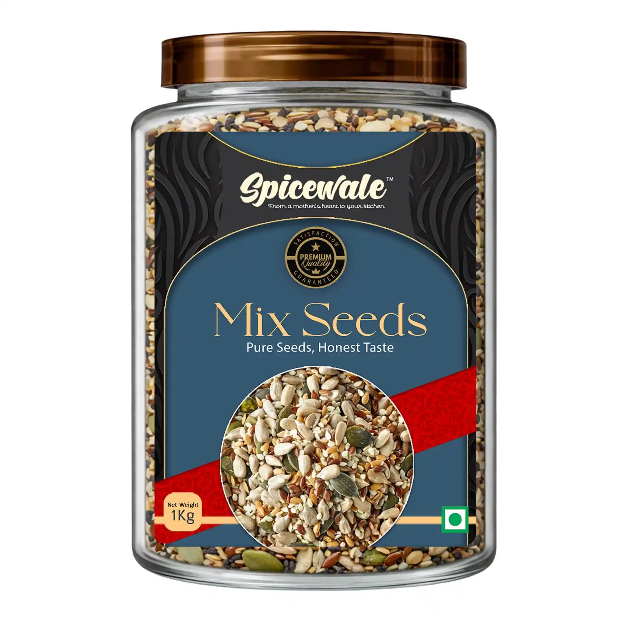 Mix Seeds, 5-Seed Superfood Blend, Raw and Natural