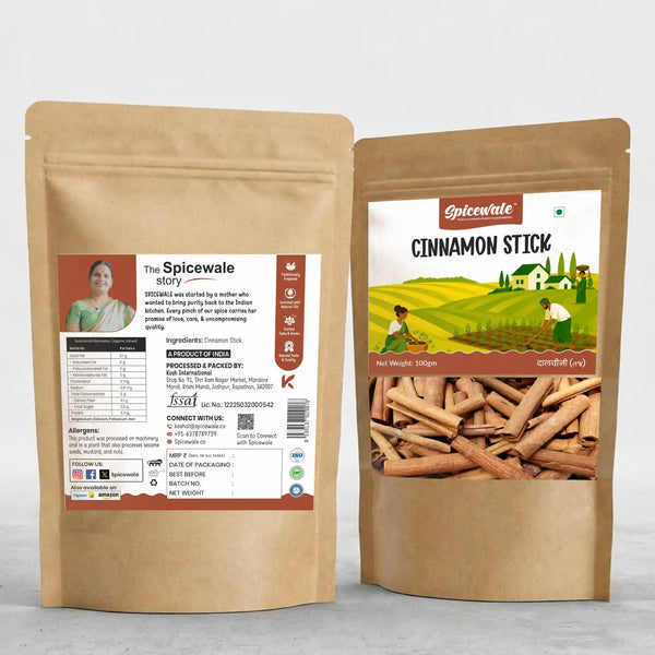 Cinnamon Stick, Dalchini, Whole, Stone-Free, Cleaned In-House