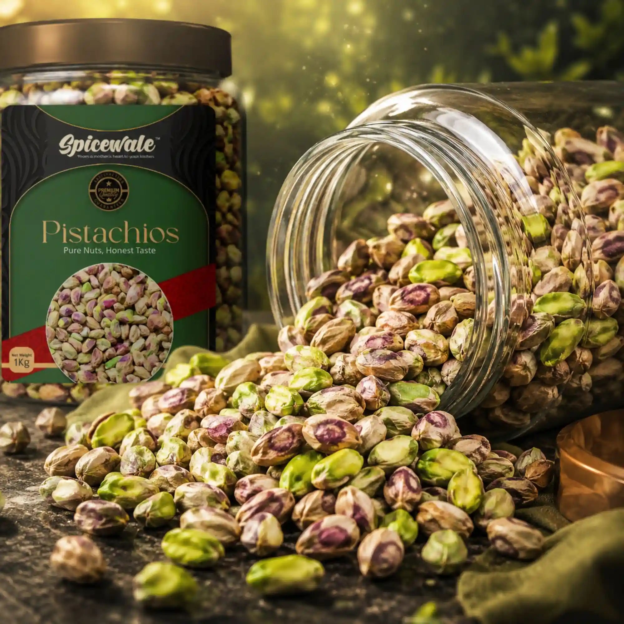 Pistachio, Natural Green, No Artificial Colour