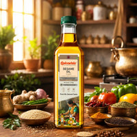 Cold Pressed Sesame Oil, Til Tel, 1 Litre