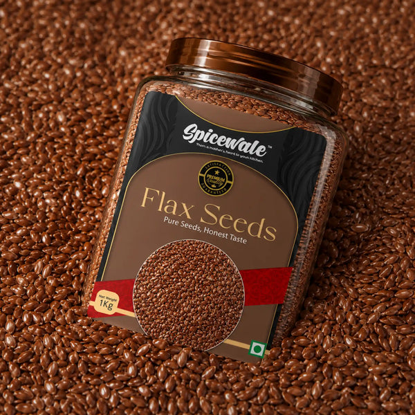 Flax Seeds, Alsi, Double Sortex, Omega-3 Rich