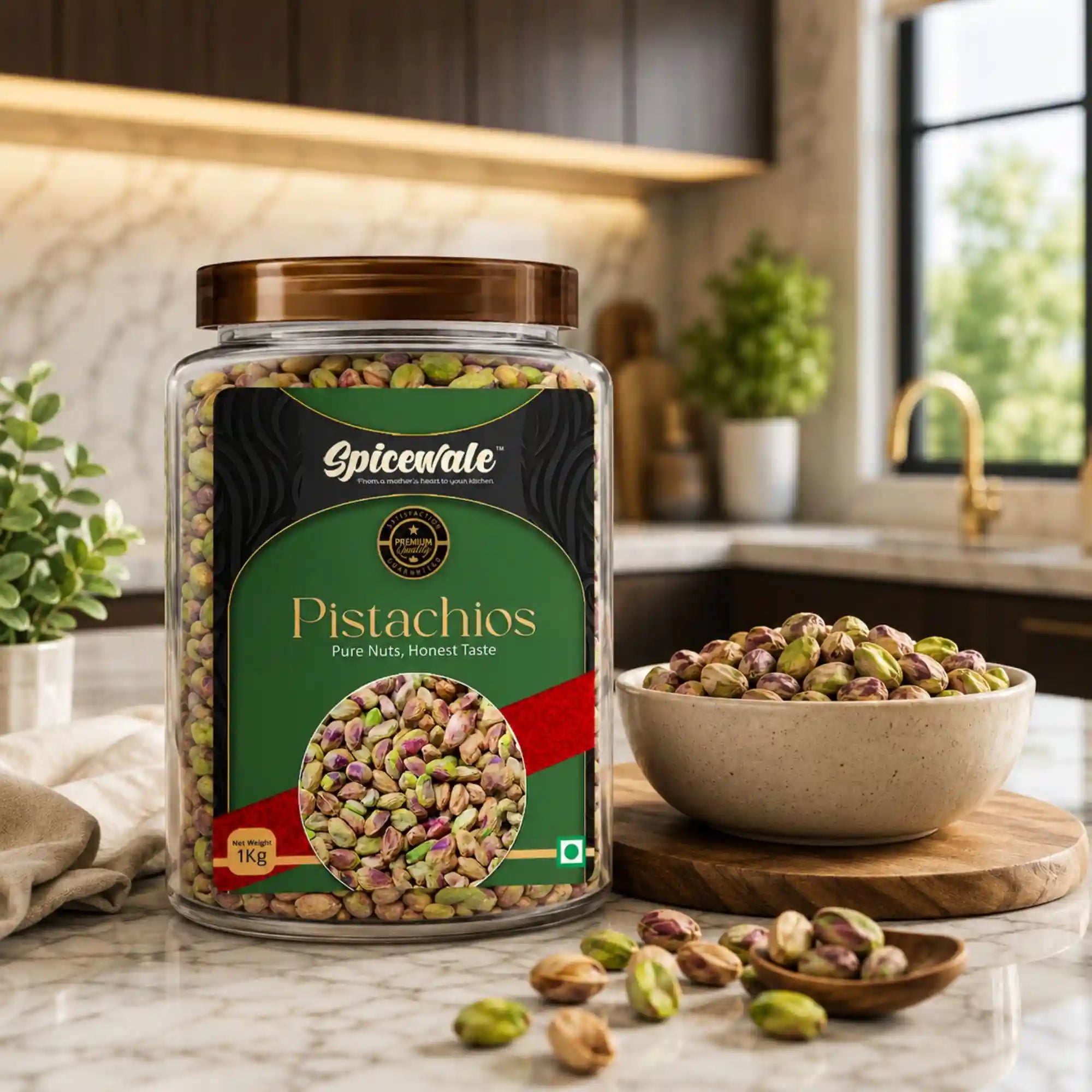 Pistachio, Natural Green, No Artificial Colour