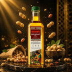 Cold Pressed Groundnut Oil, Kachi Ghani, 1 Litre