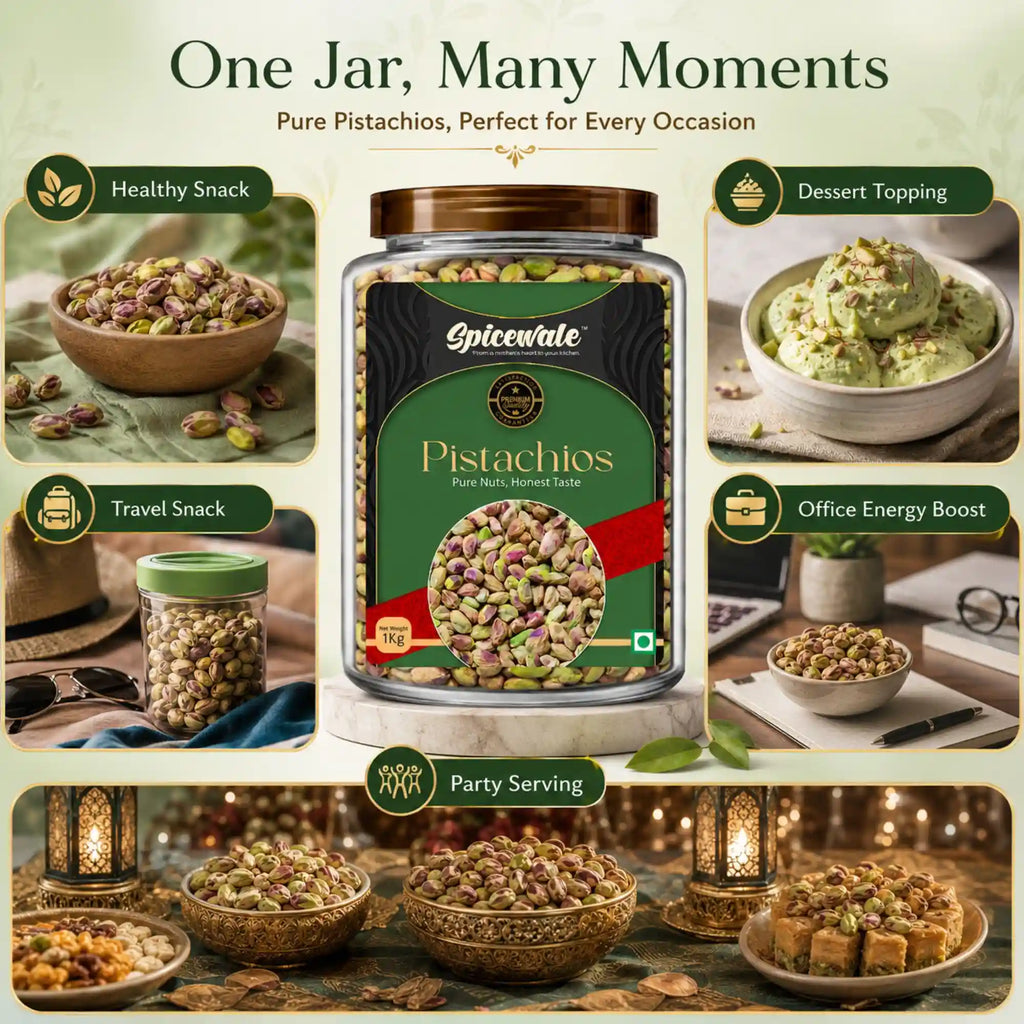 Pistachio, Natural Green, No Artificial Colour
