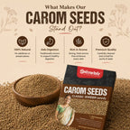 Carom Seeds, Whole Ajwain, Stone-Free