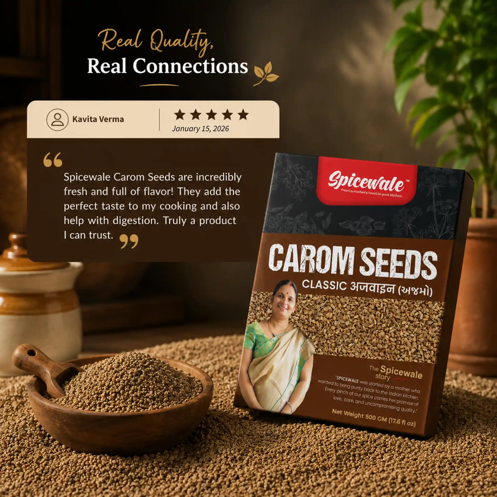 Carom Seeds, Whole Ajwain, Stone-Free