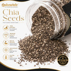 Chia Seeds, Double Sortex, Omega-3 Rich