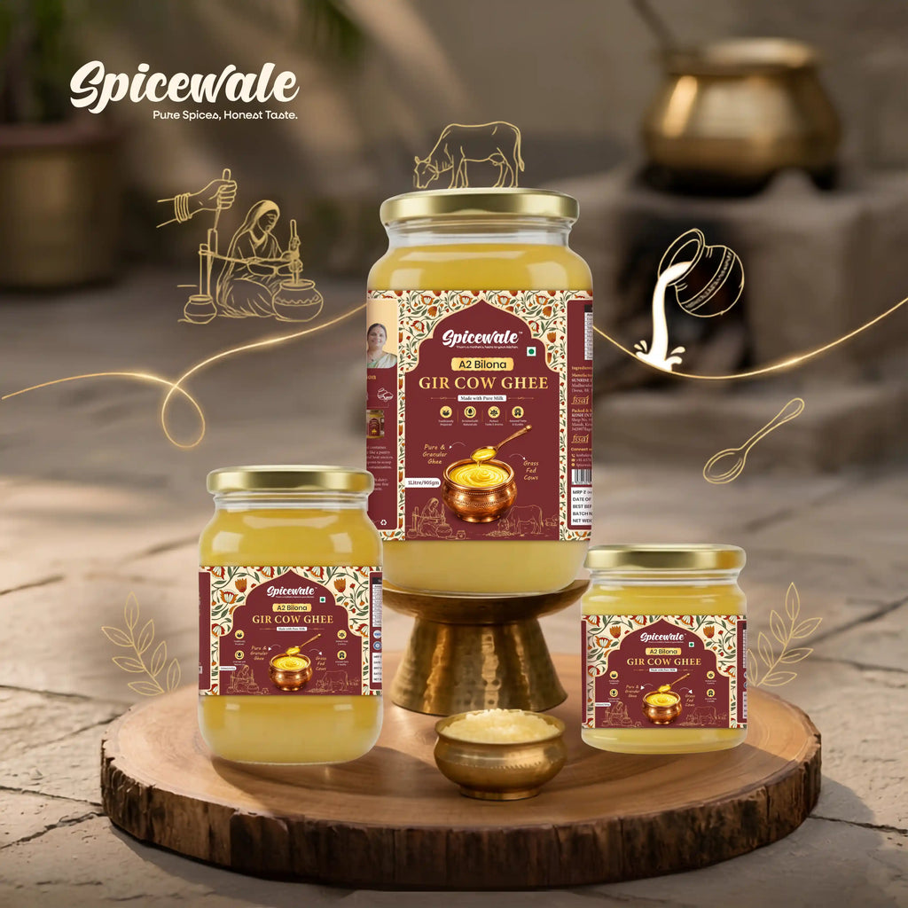 Bilona A2 Ghee, Glass Jar, Hand-Churned