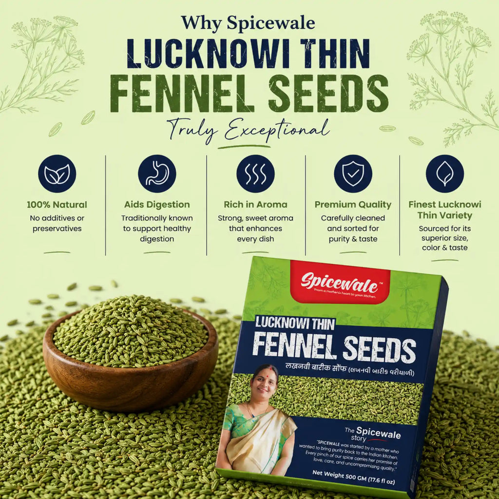 Barik Lakhnowi Saunf, Fine Fennel, Regional Specialty