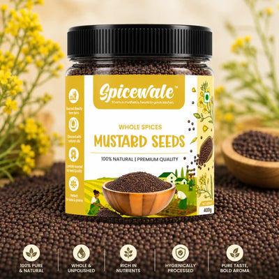 Mustard Seeds, Whole Rai, Stone-Free
