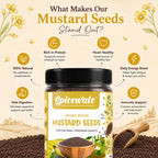 Mustard Seeds, Whole Rai, Stone-Free