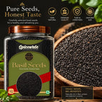 Basil Seeds, Sabja Tukmaria, Double Sortex
