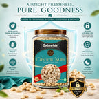 Cashew W320, Whole Premium Kaju, Ivory White