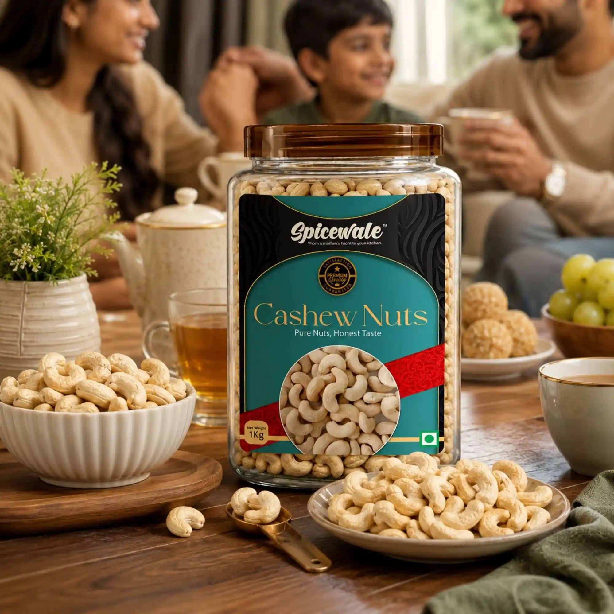 Cashew W320, Whole Premium Kaju, Ivory White