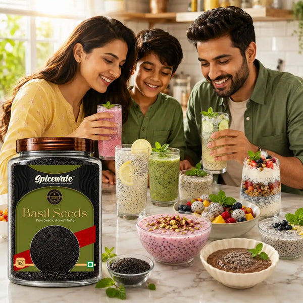 Basil Seeds, Sabja Tukmaria, Double Sortex