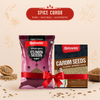 Spicewale Cumin Seeds & Carom Seeds Combo | Whole Jeera & Ajwain | Premium Natural Indian Spices | 500 g