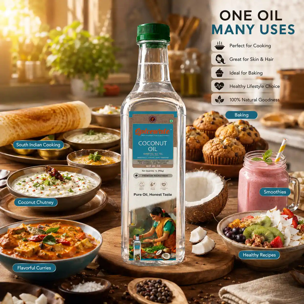 Cold Pressed Virgin Coconut Oil, 1 Litre