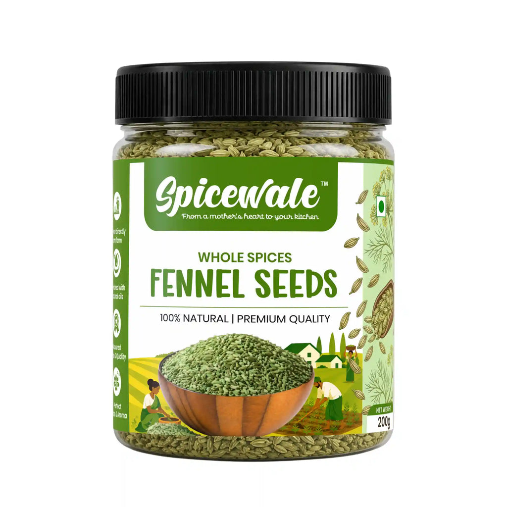 Saunf, Whole Fennel Seeds, Stone-Free